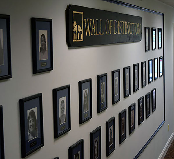wall of distinctiion